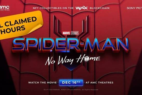 索尼影业和 AMC 院线选用 WAX 区块链作为《蜘蛛侠：英雄无归》NFT 合作方